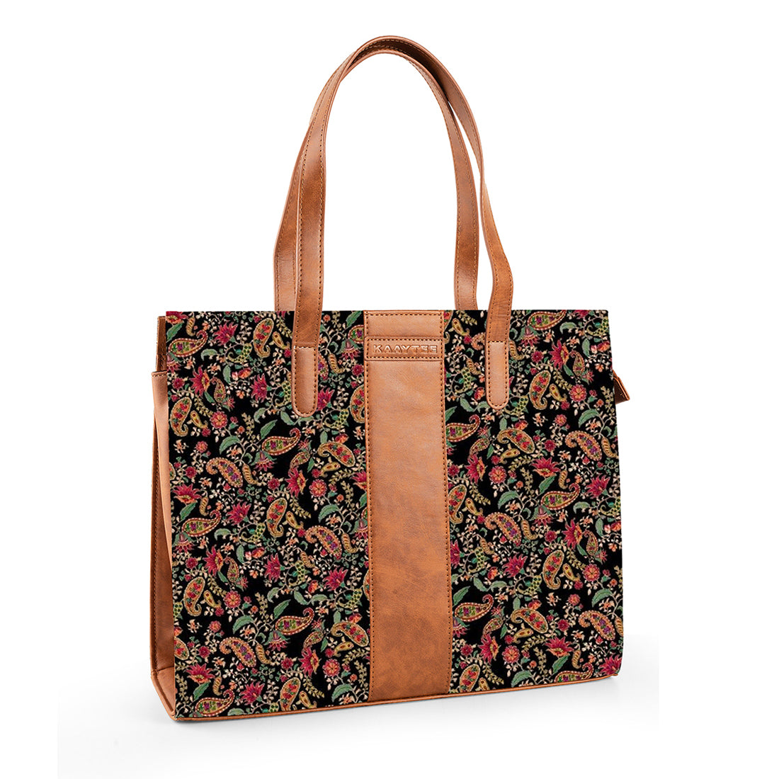 Kaaytee Women Printed Canvas Laptop Bag