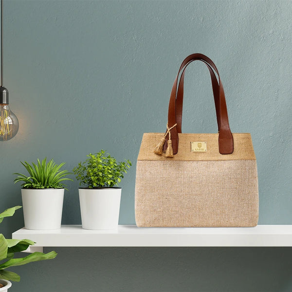 Handy Vibe Beige Hand Bag