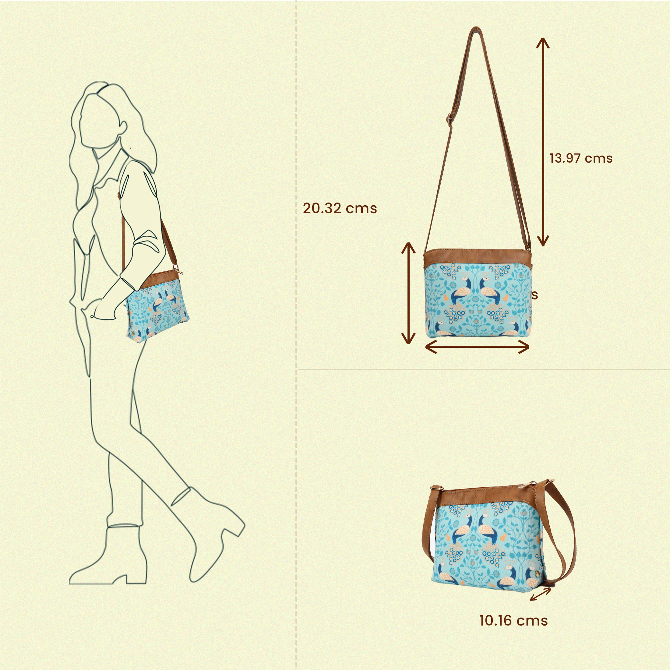 Print Paradise Sling Bag