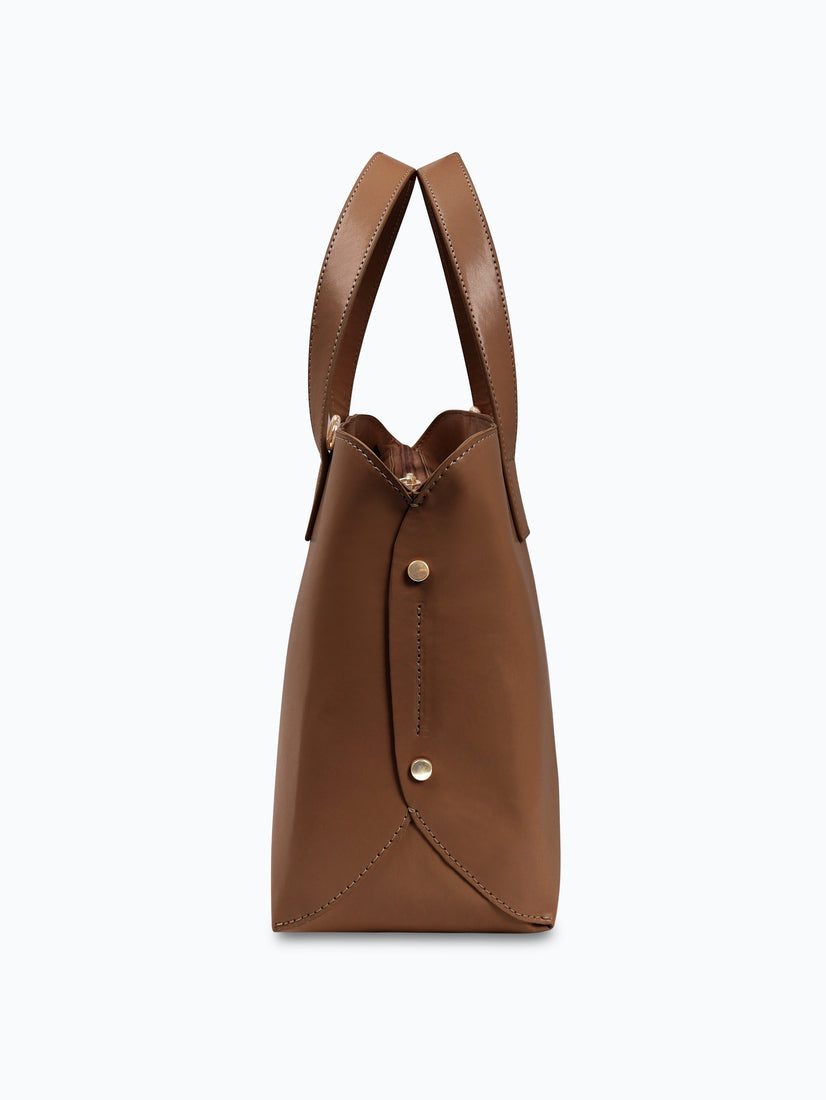 Tan Faux Leather Women Sling Bag