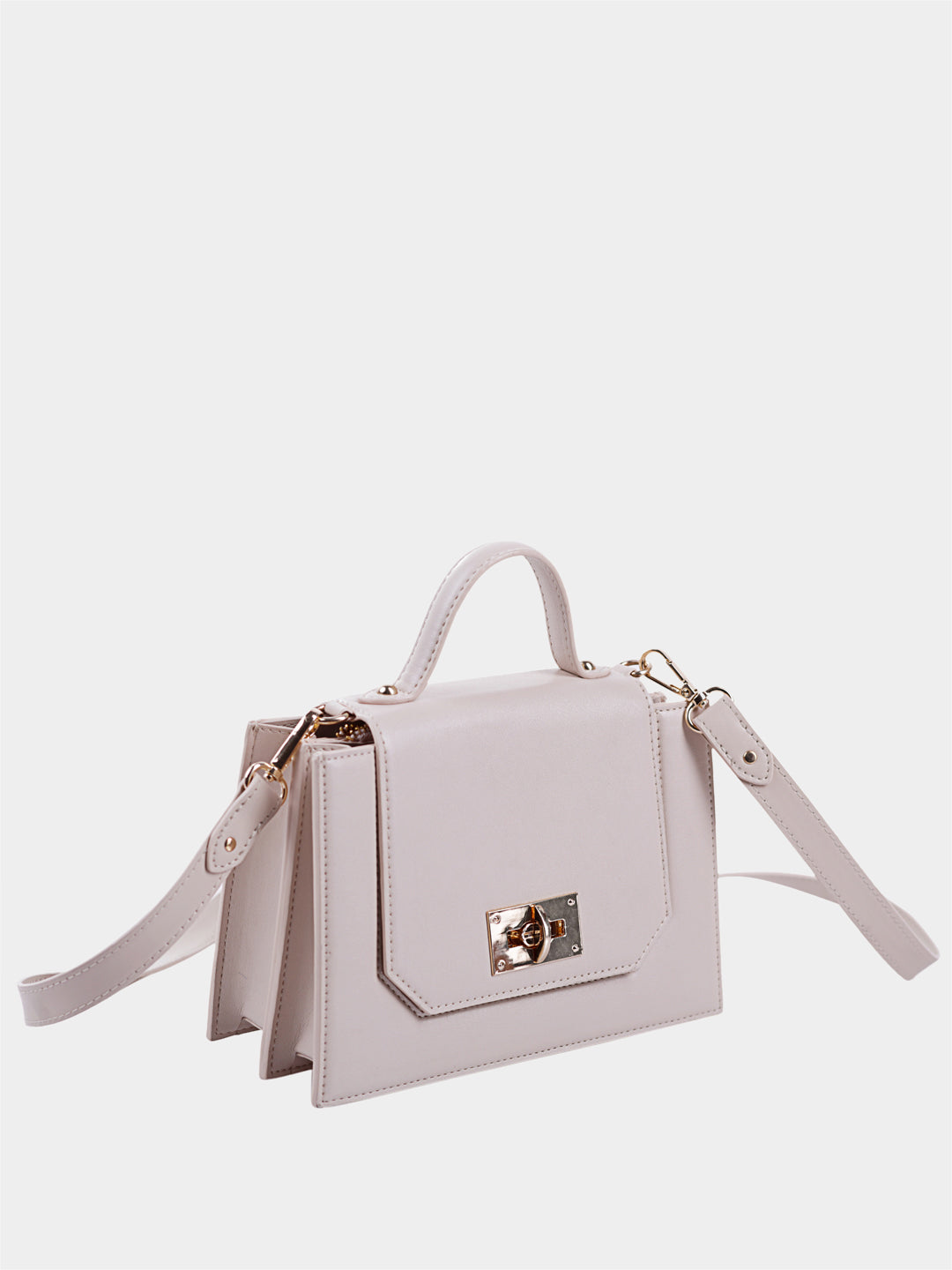 Purse Affair Cream Handbag