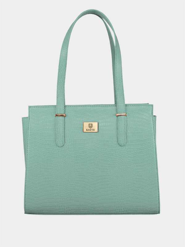 Green Tote Handbag for Women